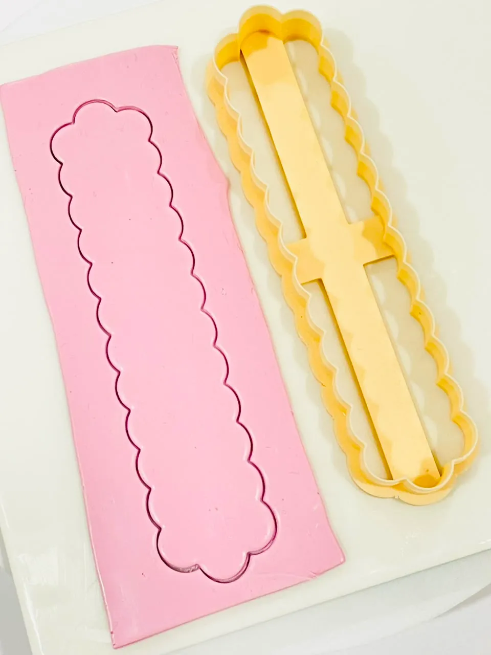 Scalloped Bookmark Polymer Clay Cutter KG006 | 27mm x 117mm | Clay Bookmark Cutter whatsapp image 2026 08 10 at 11.01.48 am